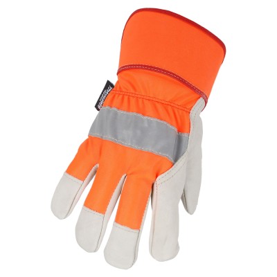 HORIZON 21601T Lined Hi-Vis Cowhide Gloves HORIZON 21601T Lined Hi-Vis Cowhide Gloves