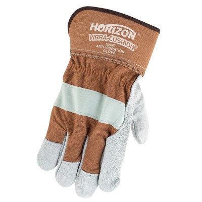 HORIZON 11160 Industrial Gloves, Vibration Dampening Cowsplit Gloves
