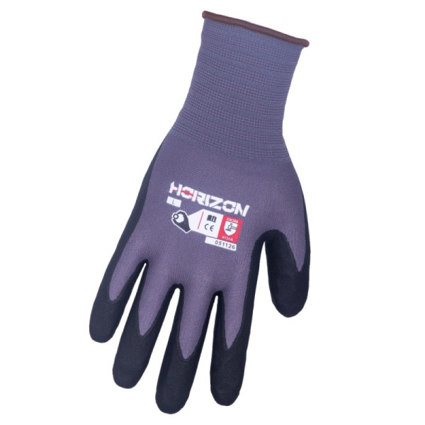 HORIZON 51126 Foam Nitrile Coated Nylon Gloves