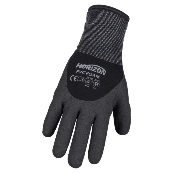 HORIZON 51145 Lined 3/4 PVC Foam Coated Gloves