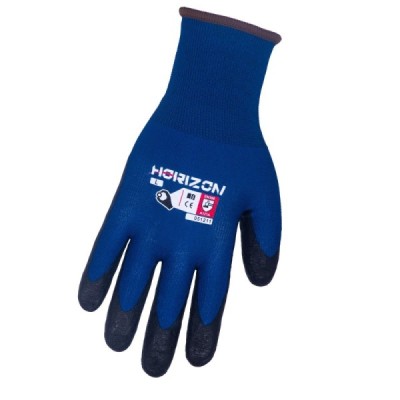 HORIZON 51211 Wavy Textured Nitrile Coated Gloves