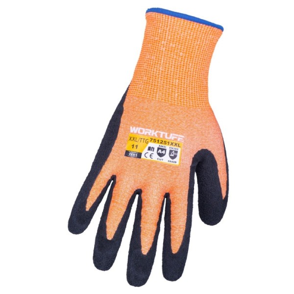 WORKTUFF 51251 ANSI A4 Cut Resistant Gloves
