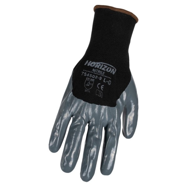 HORIZON 54502 3/4 Nitrile Coated Gloves