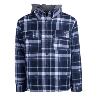 TERRA 100329 Quilted flannel jacket with fooler hood TERRA 100329 Quilted flannel jacket with fooler hood
