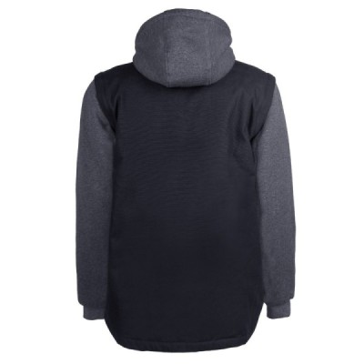 TERRA 100330 2 in 1 canva vest with amovible hood and sleeves TERRA 100330 2 in 1 canva vest with amovible hood and sleeves