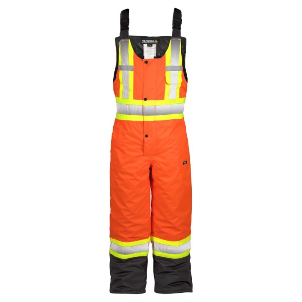 TERRA 116507 Hi-Vis Lined Bib Overall