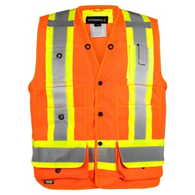 TERRA 116522 Hi-Vis Surveyor's Vest TERRA 116522 Hi-Vis Surveyor's Vest