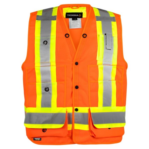 TERRA 116522 Hi-Vis Surveyor's Vest