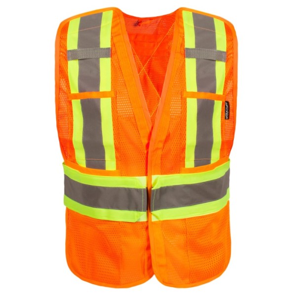 TERRA 116526 Hi-Vis 5 Point Tear Away Mesh Vest