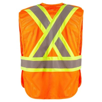 TERRA 116526 Hi-Vis 5 Point Tear Away Mesh Vest TERRA 116526 Hi-Vis 5 Point Tear Away Mesh Vest