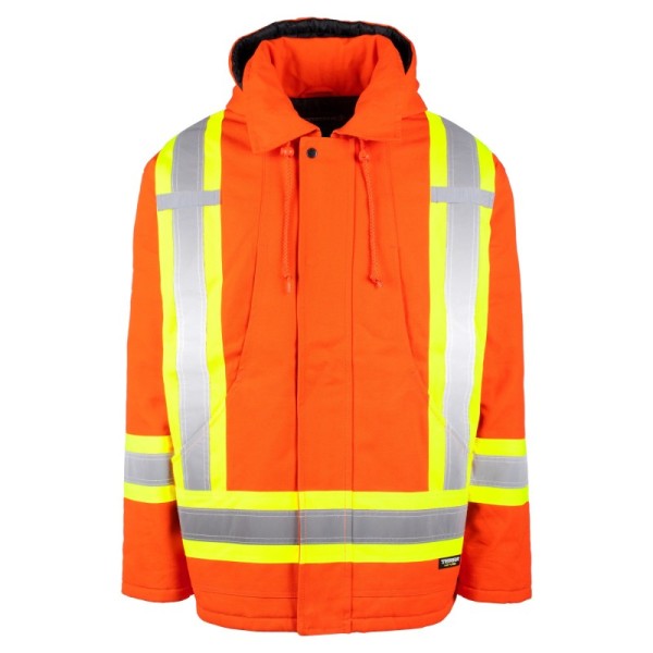 TERRA 116568 Hi-Vis Lined Canvas Parka