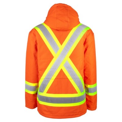 TERRA 116568 Hi-Vis Lined Canvas Parka TERRA 116568 Hi-Vis Lined Canvas Parka