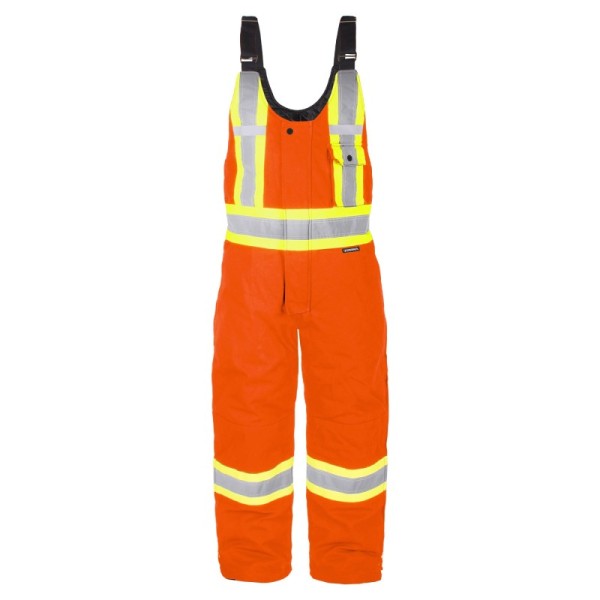 TERRA 116569 Hi-Vis Lined Canvas Overall