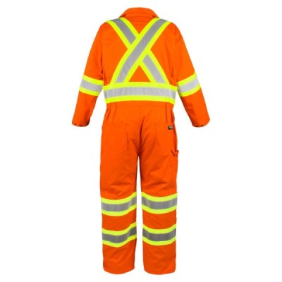 TERRA 116581 Hi-Vis Unlined Coverall TERRA 116581 Hi-Vis Unlined Coverall