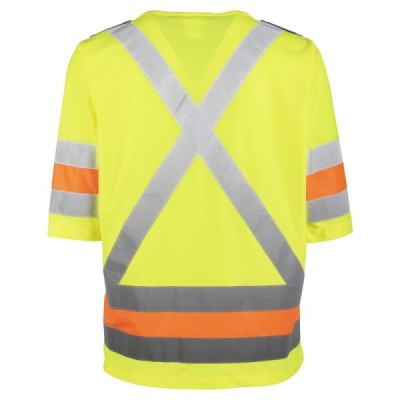 HOLMES WORKWEAR 116603 Industrial Workwear, Short Sleeve Traffic Jacket HOLMES WORKWEAR 116603 Industrial Workwear, Short Sleeve Traffic Jacket