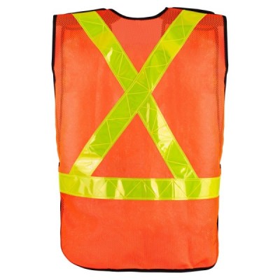 WORKTUFF 116605 Adjustable 5 Point Tear Away Mesh Vest WORKTUFF 116605 Adjustable 5 Point Tear Away Mesh Vest