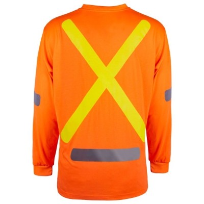TERRA 116617 Hi-vis long sleeve t-shirt