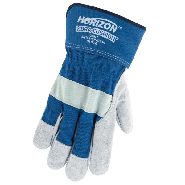 HORIZON 11160 Industrial Gloves, Vibration Dampening Cowsplit Gloves
