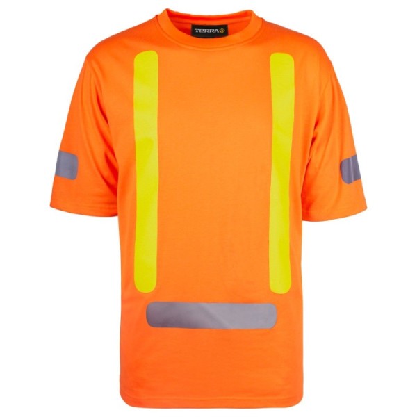 TERRA 116619 Hi-Vis Short Sleeve T-Shirt