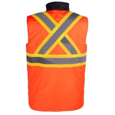 TERRA 116625 Hi-Vis Insulated Reversible Vest TERRA 116625 Hi-Vis Insulated Reversible Vest