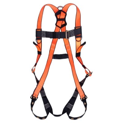 H SERIES 551003 Industrial Safety, 5-Point Adjustable Safety Harness with Tongue Buckles