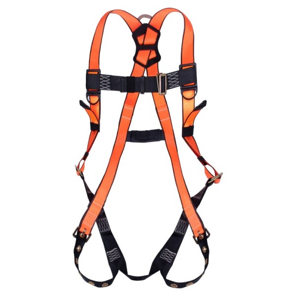 H SERIES 551003 Industrial Safety, 5-Point Adjustable Safety Harness with Tongue Buckles