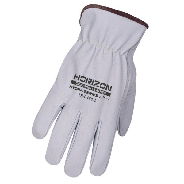 HORIZON 780471 Water Repellent Lined Goatskin Leather Driver's Gloves