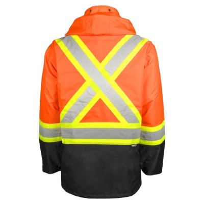 TERRA 116520J Hi-Vis 300-Deniers Rain Jacket TERRA 116520J Hi-Vis 300-Deniers Rain Jacket