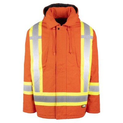 TERRA 116568MH Hi-Vis Lined Canvas Parka TERRA 116568MH Hi-Vis Lined Canvas Parka