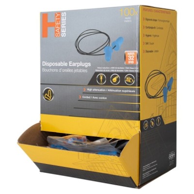 H SERIES 164001HS Industrial Safety, Disposable Earplugs