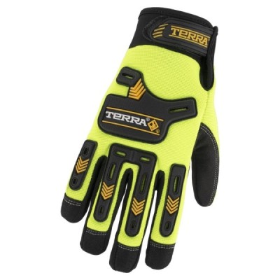 TERRA 8914TR Hi-Vis Impact Performance Gloves