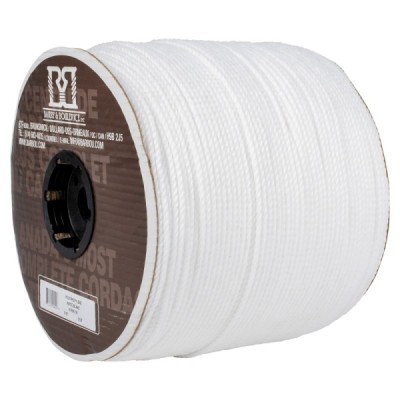 B&B A1PW/014 Ropes,Polypropylene Jumbo, White, 1/4" X 1300'