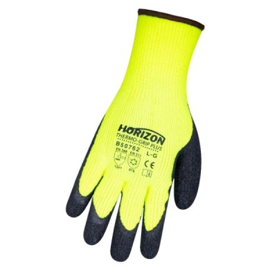 HORIZON 50762 Lined Hi-Vis Textured Latex Coated Gloves