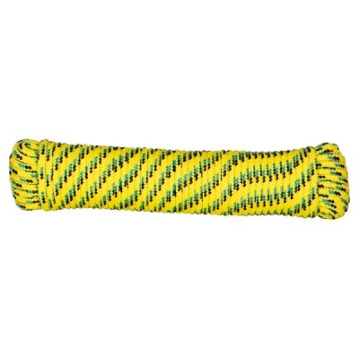 B&B R1DBMFP038/100 Ropes,(Cb 12)Polypro Braided, 3/8" X 100'