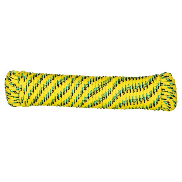 B&B R1DBMFP038/100 Ropes,(Cb 12)Polypro Braided, 3/8" X 100'