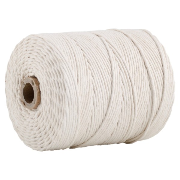 B&B Y3CB/6RC Ropes,Butcher Cord, Cotton, Fine, 1260' 1 Lb Tube