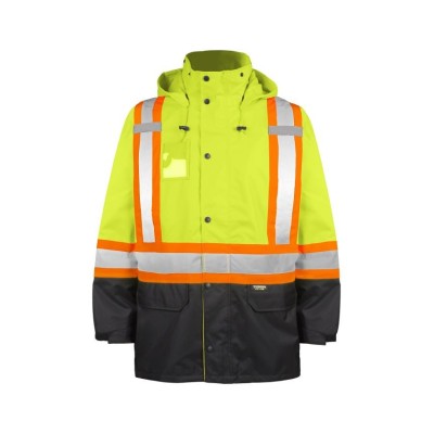 TERRA 116520J Hi-Vis 300-Deniers Rain Jacket TERRA 116520J Hi-Vis 300-Deniers Rain Jacket